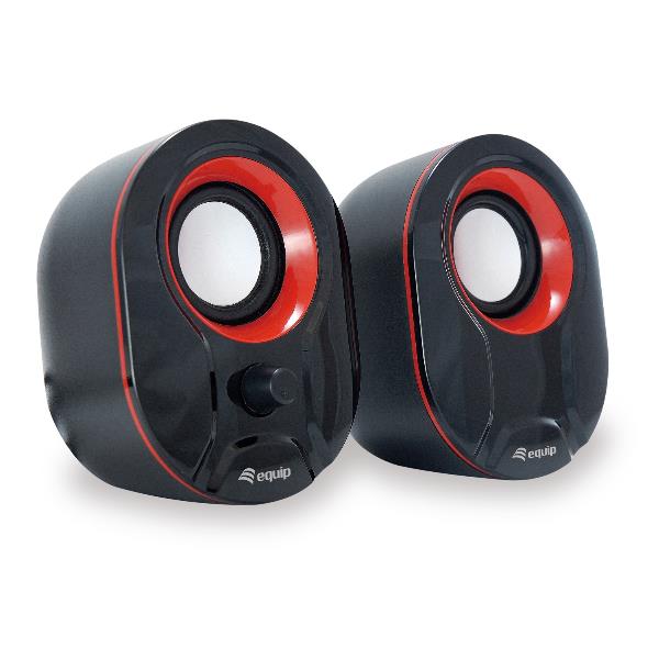 EQUIP MINI SPEAKER USB 2.0 BLACK WHITE